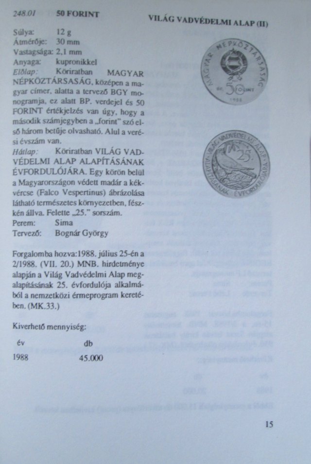 Leányfalusi Károly és Nagy Ádám: Magyarország fém- és papírpénzei 1987-1991 (1. pótlás)